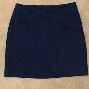 Halston Heritage lined jean skirt